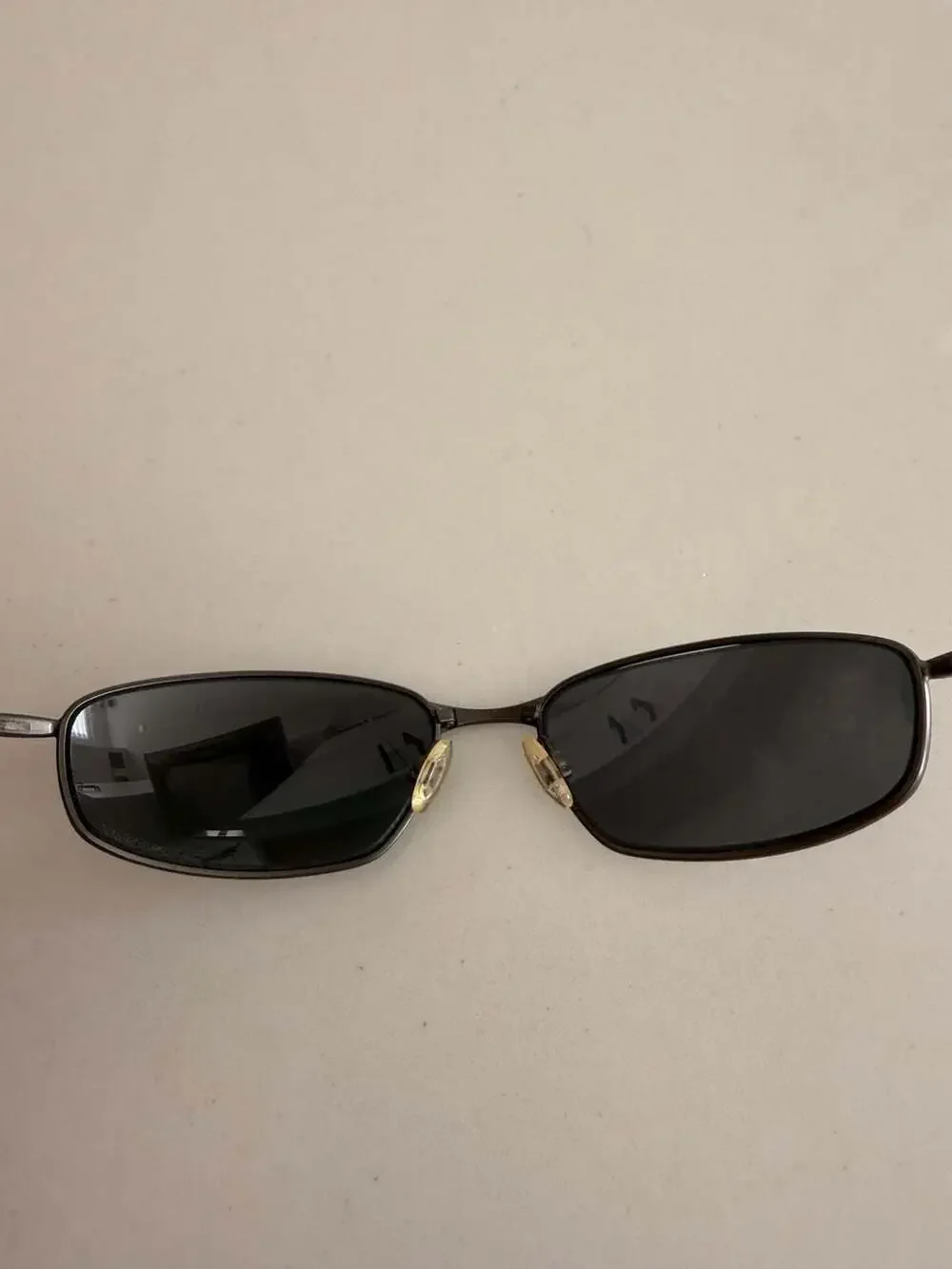 Oakley Whisker 12-849 Polarized Sunglasses Pewter Frame